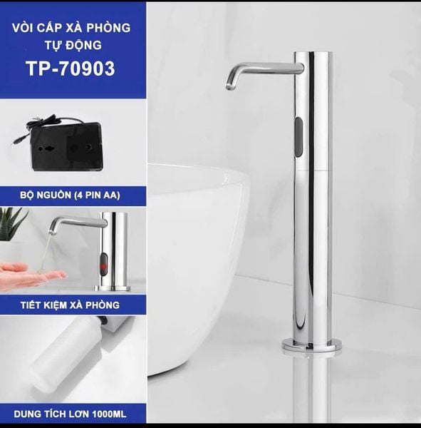 Vòi xà phòng cảm ứng tự động TPPRO TP-70903