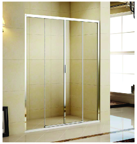 Vách kính tắm đứng (cửa lùa) MANHATTAN M06142 (2)