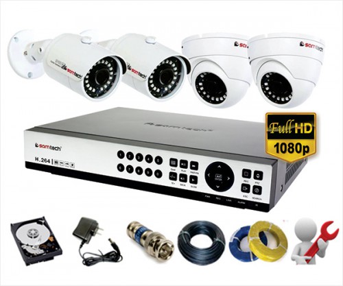 Bộ Camera AHD Samtech cao cấp Full HD1080P