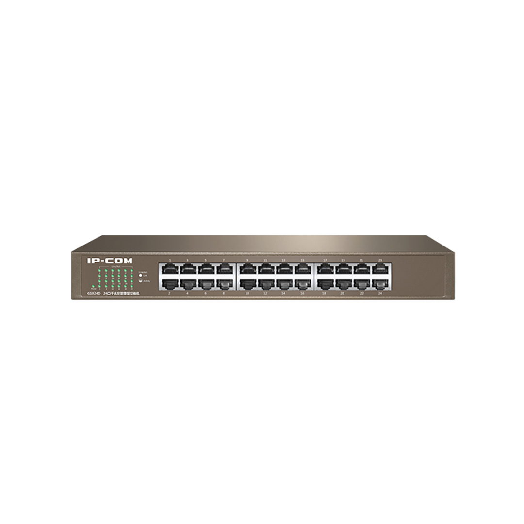 Switch chia mạng 24 cổng IP-COM G1024D (Gigabit)