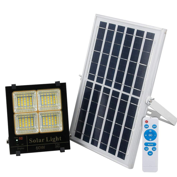 Đèn led năng lượng mặt trời VR8860-L3M (60w), 3 chế độ màu