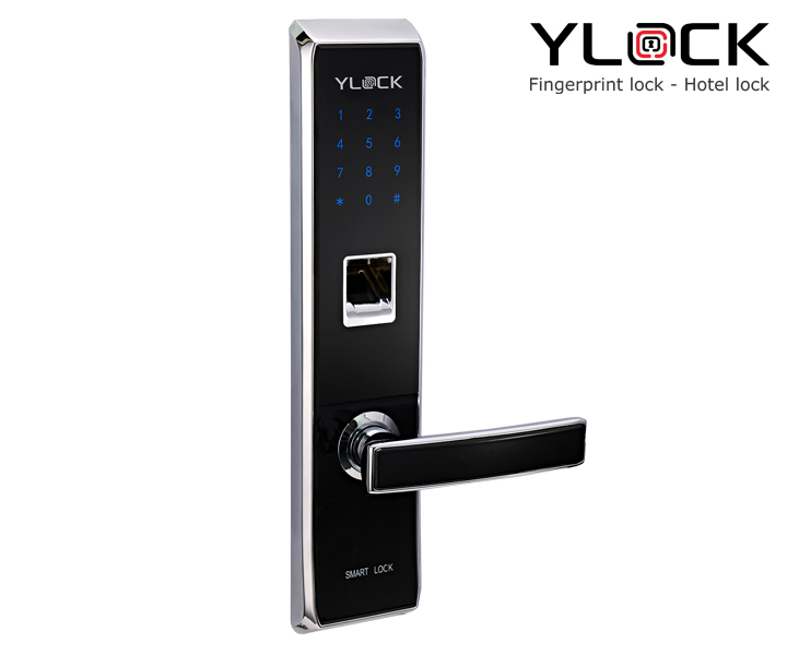 Khóa cửa điện tử thông minh YLOCK YL-8862-C (Vân tay, Thẻ từ, Mật mã)