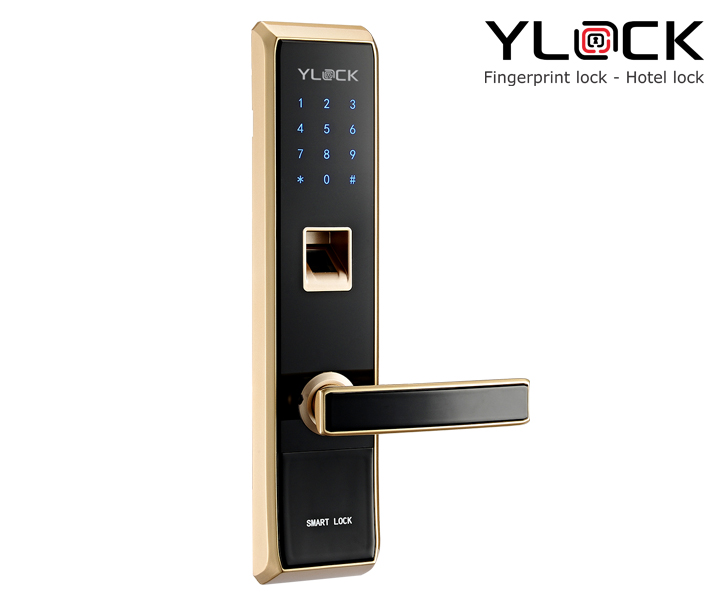 Khóa cửa điện tử thông minh YL-8862-G (Vân tay, Thẻ từ, Mật mã)
