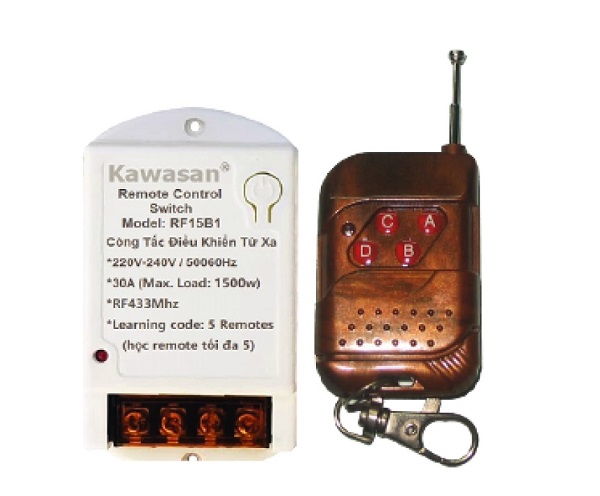 Công tắc điều khiển từ xa KAWA RF15-RM01